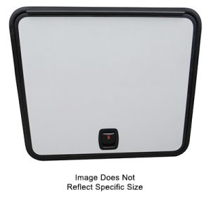 Baggage - Door - TH - 36" x 31" - w/Struts - Vixen White Fog HG - Polar White SG - w/Black Trim - 1SKA - Key Alike