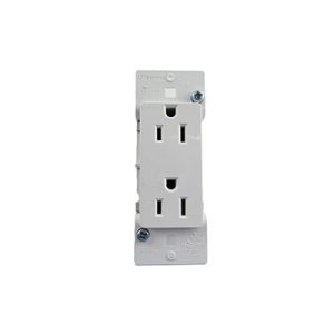 Recept - 120V - 15A - Duplex - SCD - White