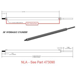 Ram - Hydraulic Cylinder - Slideout - 38" - Lippert