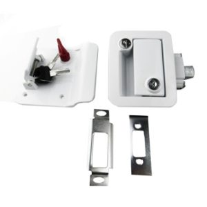 Door - Entrance Lock - Fastec - #43610-09 - White