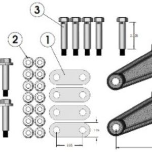 Axle - A/P Kit - Tandem