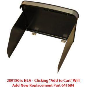 Range - Outside Cook Center - 1/4" Higher - Cover w/Wings - Black