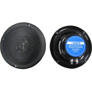 Radio - Speaker - Waterproof - 5" - Dual Cone - Perf Mesh - Black