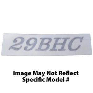 Decal - ST - Model Designator - 5 to 8 Letters