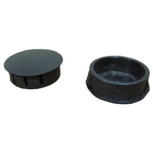 Caps - Dome Plug - 1 1/4" - Plastic - Black