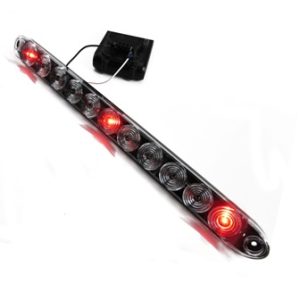 Light - Identification  - 15" Slimline ID Bar - Red LED - Clear Lens - Replaces KRV 267006