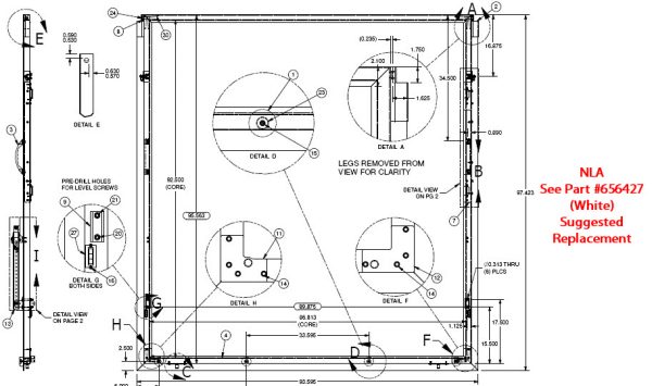 Garage - Ramp Door - Azetec Gray - w/Patio - Zero Gravity