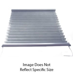 Shade - Night Only - 50" x 32" - Pleated - Ash Gray - Import