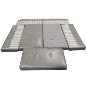 Cushion - U Dinette - Cool Springs - 40" x 80" - Henning Sand/Leeds Cobblestone/Desantis Putty - T700 Tan