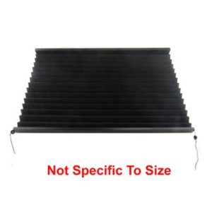 Shade - Night Only - 32" x 26" - PVC Rail - EZ Lift - Black - Import