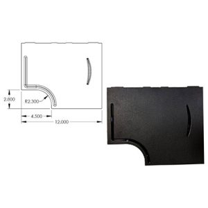 Screen - Door - Slider Panel - 12.00" x 9.75" - Towable - Black