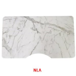 Cover - Sink (C) - 5/8" x 23 5/8" x 13 7/8" - Pressed - Carb 2 - MDF - Hideout Calacatta - KB4