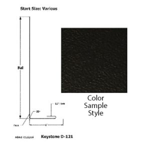 Skirt - Metal - 030 - 13 1/2" x 171" - HD-21 - Black - TP SE
