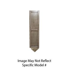 Cabinet - Door - RPSQ-DP - 15" x 36" - 2 1/4" Rail - w/Chamfer - #5 Raised - Red Oak - BE3 Edge - Garden Teak Oak Glazed - 40 Sheen