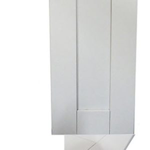 Cabinet - Door - FPSQ - 11 3/4" x 37 3/4" - Carb 2 - 2 1/4" Side Rail - M-135261 - A-1329 - #W090 - w/MDF Panel - Soft Maple - Designer White - 10 Sheen