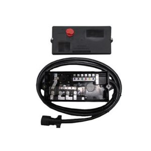 Box - 12v Power Distribution - TT - w/8' 7-Way Cord, 3 Breakers (30S/50/30/30/30S) & Battery Disconnect
