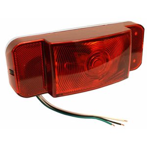Light - Tail - White Base - 1 LED - RVSTL0061