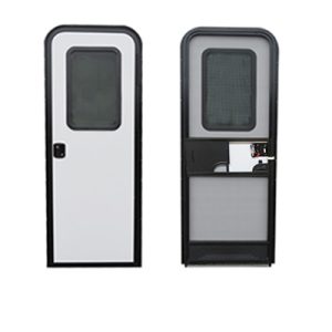 Entrance - Door - RH - 26" x 72" - 8070R - FB - BCMH - 8211PW - ISPL - BKG - NOB - STDBBOB - BSCD - BKP - NT - BLKSLD