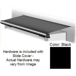 Awning - 215" - Black - Slide Topper - w/Hardware - No Bracket