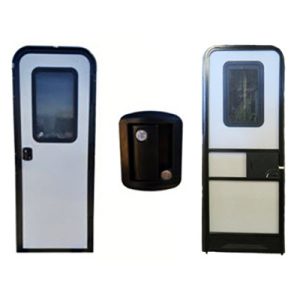 Entrance - Door - RH - 30" x 78" - 8070R - FB - BCMH - MSTONE - ISPL - BKG - NOB - SHPBBT20 - BSCD - BKP - NT - BLKSLD