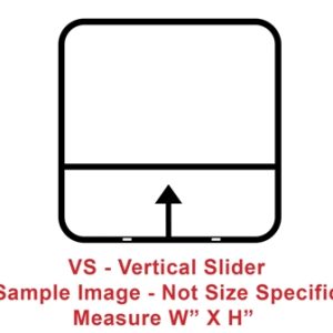 Window - 24" x 22" - VS - Grey 20 - Temp - Black Frame #8500