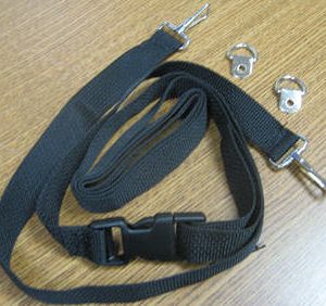 Strap - 36" - Black Poly - w/BSR 2 Hooks & D Rings