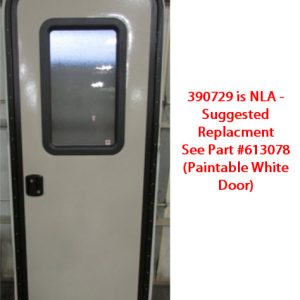 Entrance - Door - 26" x 69 1/4" - RH - Rad - PE - Black Frame & Surround - 8321 Champagne - Smooth Finish - Intregrated Strut - 5050 RC Series - No Drip Cap