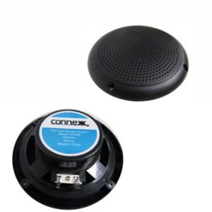 Radio - Speaker - 5" - Poly Cone - Black - Connexx - Pair