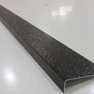 Skirt - Metal - 030 - 2 1/2" x 32" - w/Break - Black - SE - TK