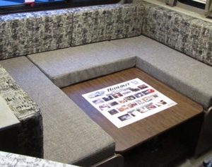 Cushion - U Dinette - Timber - 48" x 74" - Pixal Driftwood/Brockman Granite