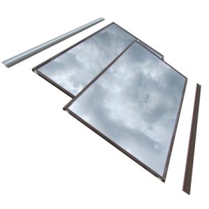 Closet - Mirrored Door - 56 1/2" x 55 5/8" - OB - TT - Brown - Assembled Kit - 30" x 53" Mirror Size