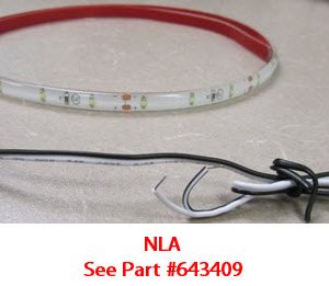 Light - Strip - 72" - LED - White PCB - w/12" Wire Leads - White