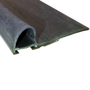 Seal - Tri-Extruded - Wiper/Bulb Combo - 195" - w/2 1/2" Wiper - w/Hats Tape - Black