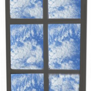 Closet - Mirrored Door - .708" x 31 1/2" x 62" - Assembled Wardrobe - Carb 2 - 6 Panel - Sprinter Maple