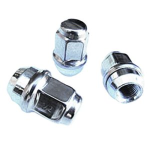 Tire - Hex Lug Nut - RH - 1/2 - 20 - Bulge Chrome - Excalibur