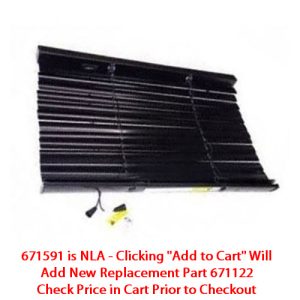 Blind - Mini - 50" x 17" - Alum - Black - Import