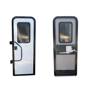 Entrance - Door - RH - 26" x 72" - 8030R - FB - HATT - 8301BS - BCMH - BKG - NOB - STDBBOB - BSCD - BKP - ISPL - SA - BLKSLD