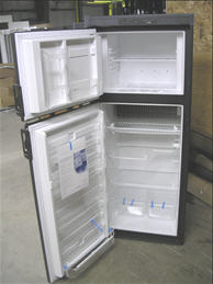 Refrigerator - LH - 8 Cu.ft. - Gas/Elec - Elec. Top Controls - Americana II Plus - Black - DM2882LB1 - Single Pack - Dometic