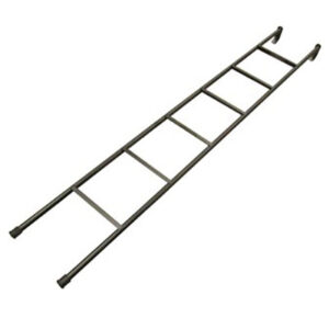 Ladder - Metal - Bunk - 84" - w/Anti-Skid - 6 Step - Black