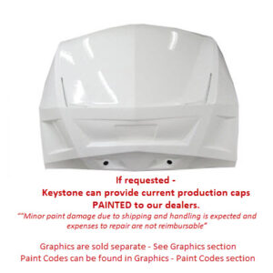 Cap - Front - Fiberglass - 2013 - Narrow - Voltage - White - FW