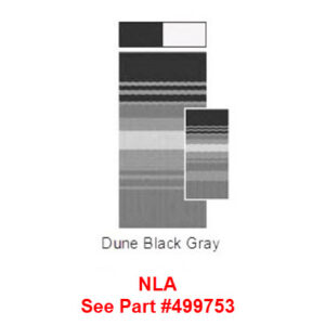 Awning - 20' - Single Side - Dune Black/Gray - Electric - LED Light At Rail