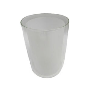 Globe - LG Double Candle - Frosted Interior - Clear Exterior