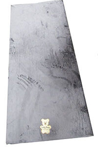 Mattress - Bunk - 3" x 34" x 74" - 1S-ST - Smooth - Teddy Bear Charcoal