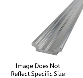 Trim - Flat - 5/8" x 12' - Flat Trim - Mill Finish - Small Retainer - No Holes