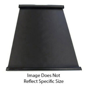 Shade - Roller - Night Only - 26" x 37" - Value Line - Slow Rise - 3 Ply - Black Embossed Vinyl