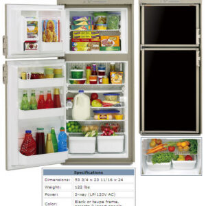 Refrigerator - RH - 6 Cu Ft - RM2652RBF - Electic Top Controls w/Fan