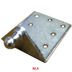 Bracket - Gas Strut - 90 Degree - 5 Holes - Bright Zinc Plated