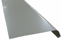 Skirt - Metal - 030 - 28" x 149" - 2" Rad - Metallic - Dark Slate Charcoal