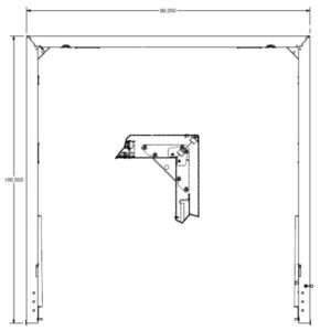 Garage - Door Jamb - Frame - 99 1/4" x 100 1/2" - Revised