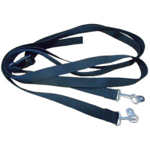 Strap - Poly - 131" - Offset - Black - w/BSR, Hooks, D Rings